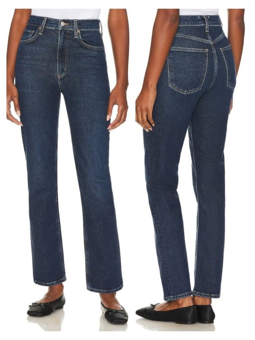 AGOLDE High Rise Stovepipe Jeans Size 23 Song